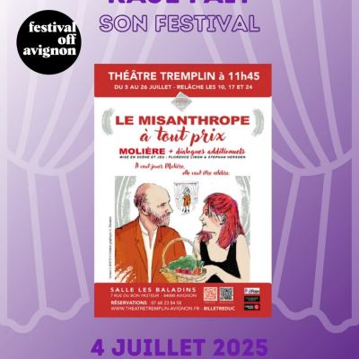 RAJE FAIT SON FESTIVAL JOUR #4 Stephan Hersoen pour LE MISANTHROPE A TOUT PRIX